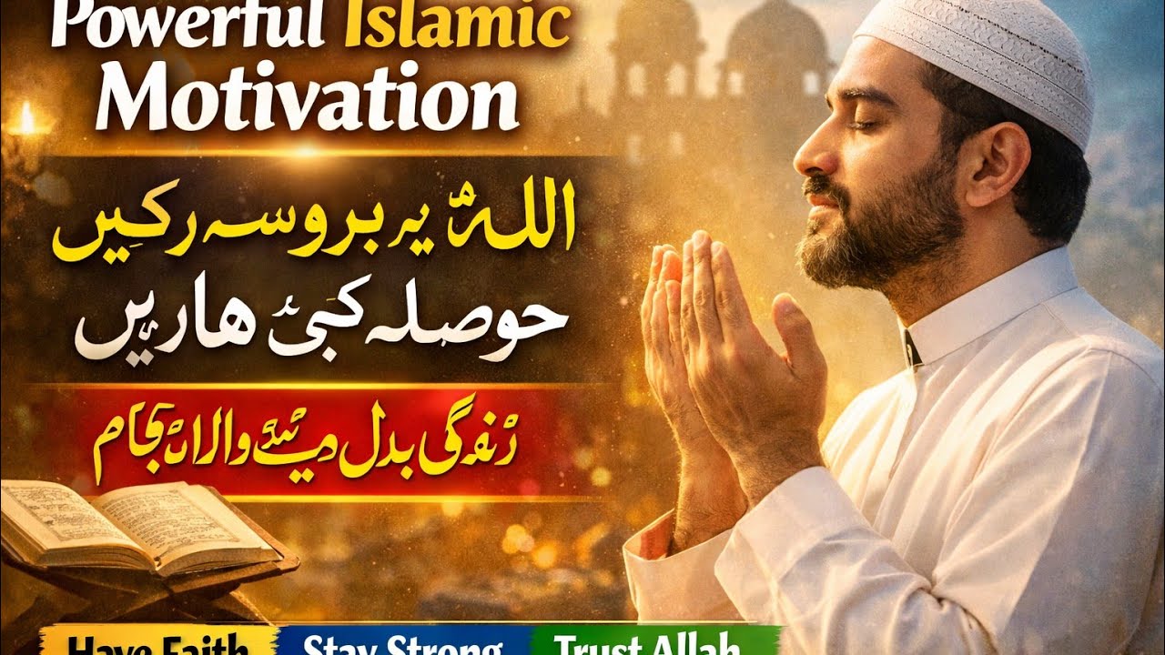 Powerful Islamic Motivation | Life Changing Quotes | Heart toching    Urdu Motivational Video