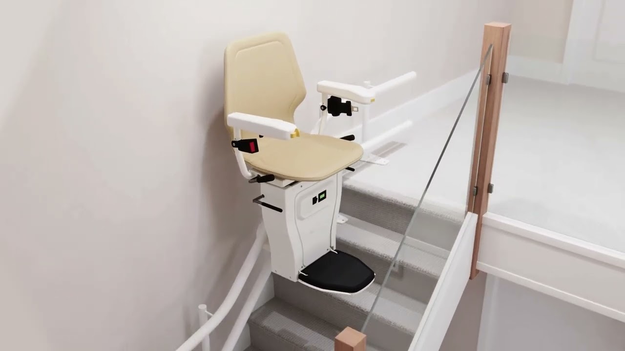 Homelife Infinity Curved Stairlift - External Configuration