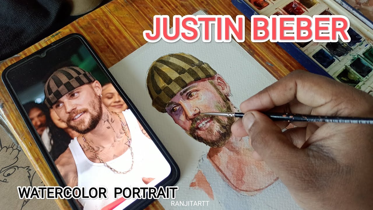 JUSTIN BIEBER DRAWING |SKETCH| RANJITARTT 