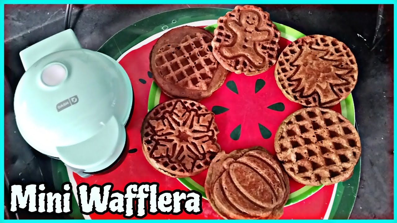 Mini Wafflera Dash con 7 placas intercambiables + Receta  || Recomendaciones || Mamá Sandía 🍉