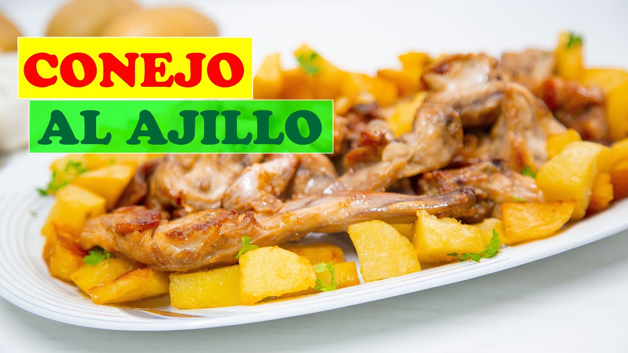 La RECETA de la ABUELA de CONEJO AL AJILLO