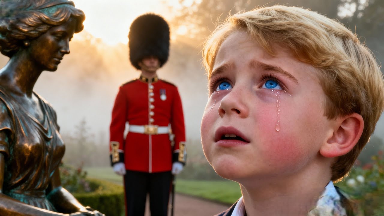 “Mummy, Is That You?” — Prince Louis’s Tearful Que\ion Near Diana’s Statue Shocks Guards| Best Story