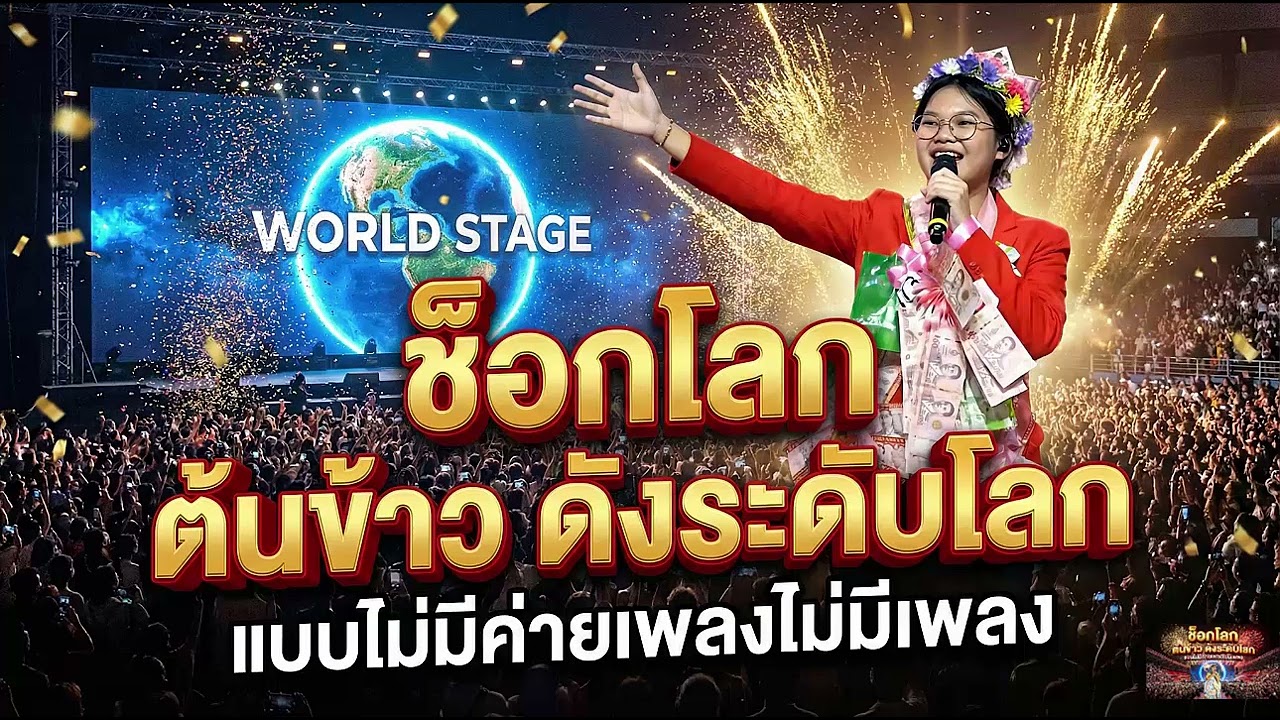 ช็อกโลก ต้นข้าว ดังระดับโลกแบบไม่มีค่ายเพลงไม่มีเพลง#ต้นข้าวสุปรียา #ต้นข้าวดวลเพลงชิงทุน