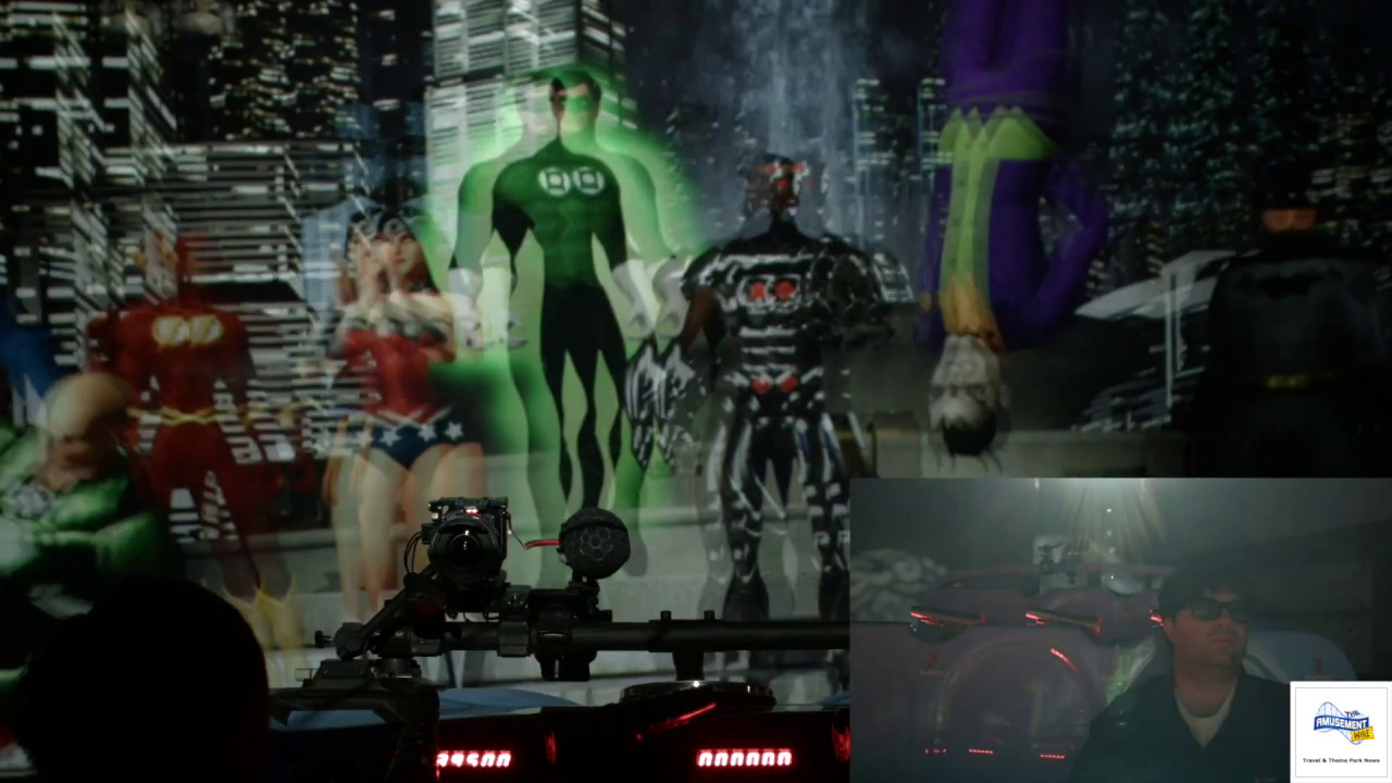 Justice League Battle for Metropolis 4D On Ride at Six Flags Over Georgia