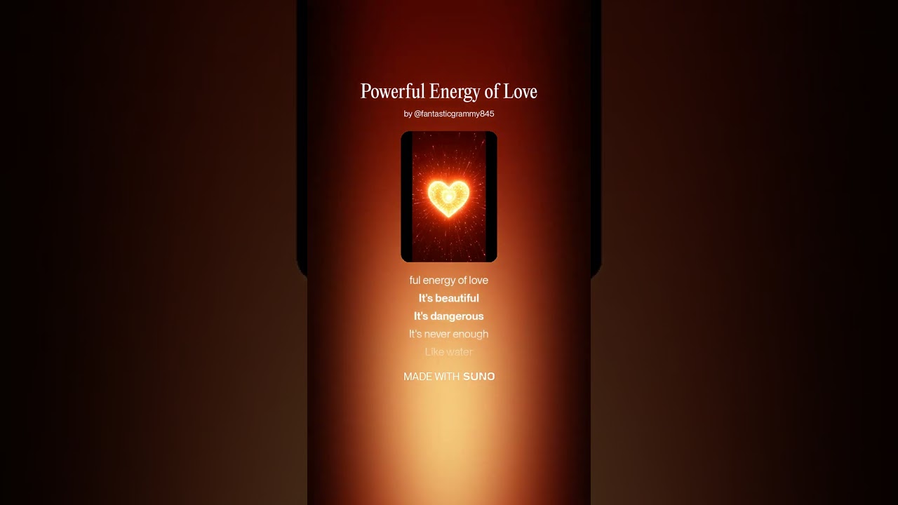 Powerful energy of love