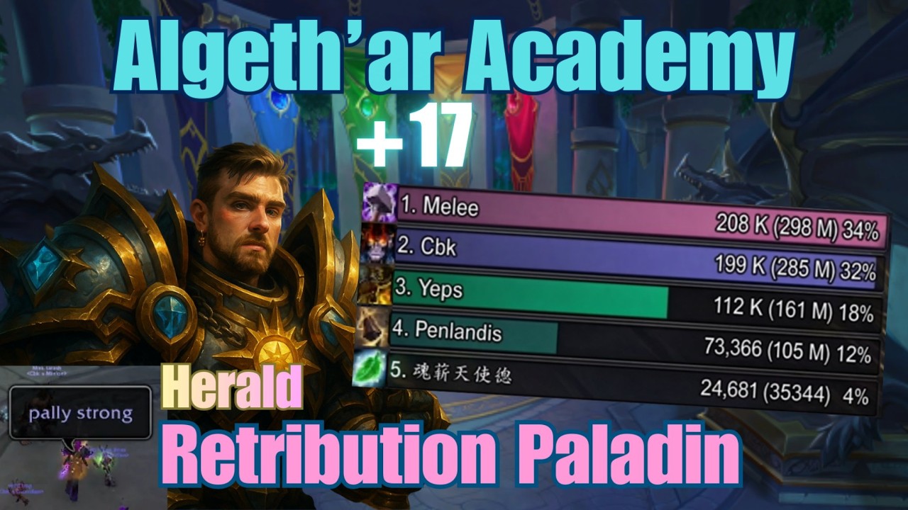 Algeth'ar Academy +17 | Herald Retribution Paladin | Midnight Beta