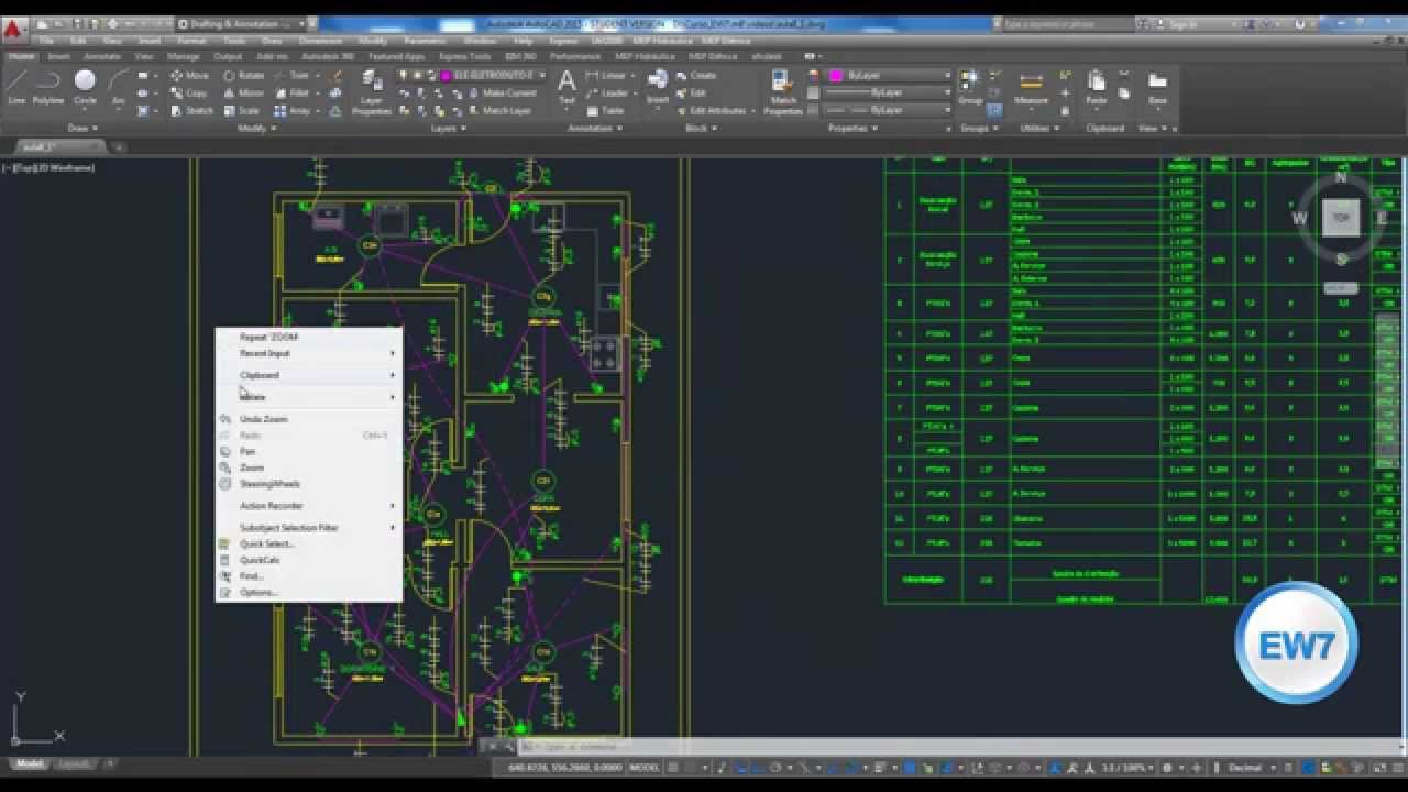 Gerando as pranchas do projeto elétrico: Layout e folha no AutoCAD