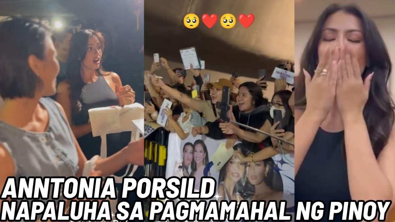 REAKSYON ni Anntonia Porsild Di KiNAYA NAPAIYAK sa PAGMAMAHAL ng PINOY sa Kanyang ARRIVAL sa PINAS❤️