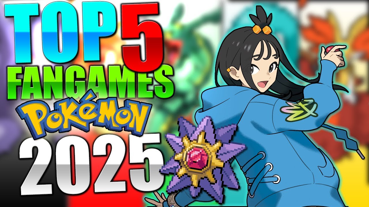 💫TOP 5  FANGAMES DEFINITIVOS de Pokémon COMPLETOS Y ESPAÑOL en 2025 para PC y ANDROID | Ash Ketchup