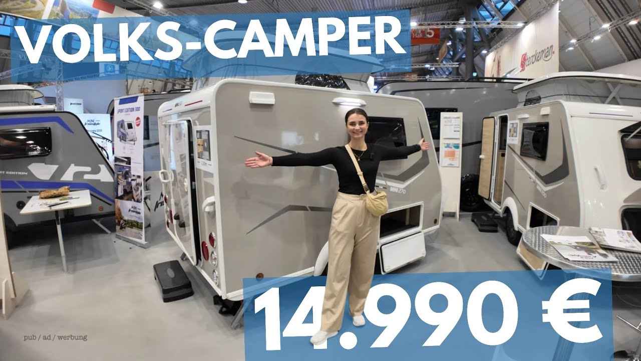 VOLKSCAMPER NUR 14.990 € 🔥 MINI 2,99 m: Sterkeman Mini 270 fabrikneu!