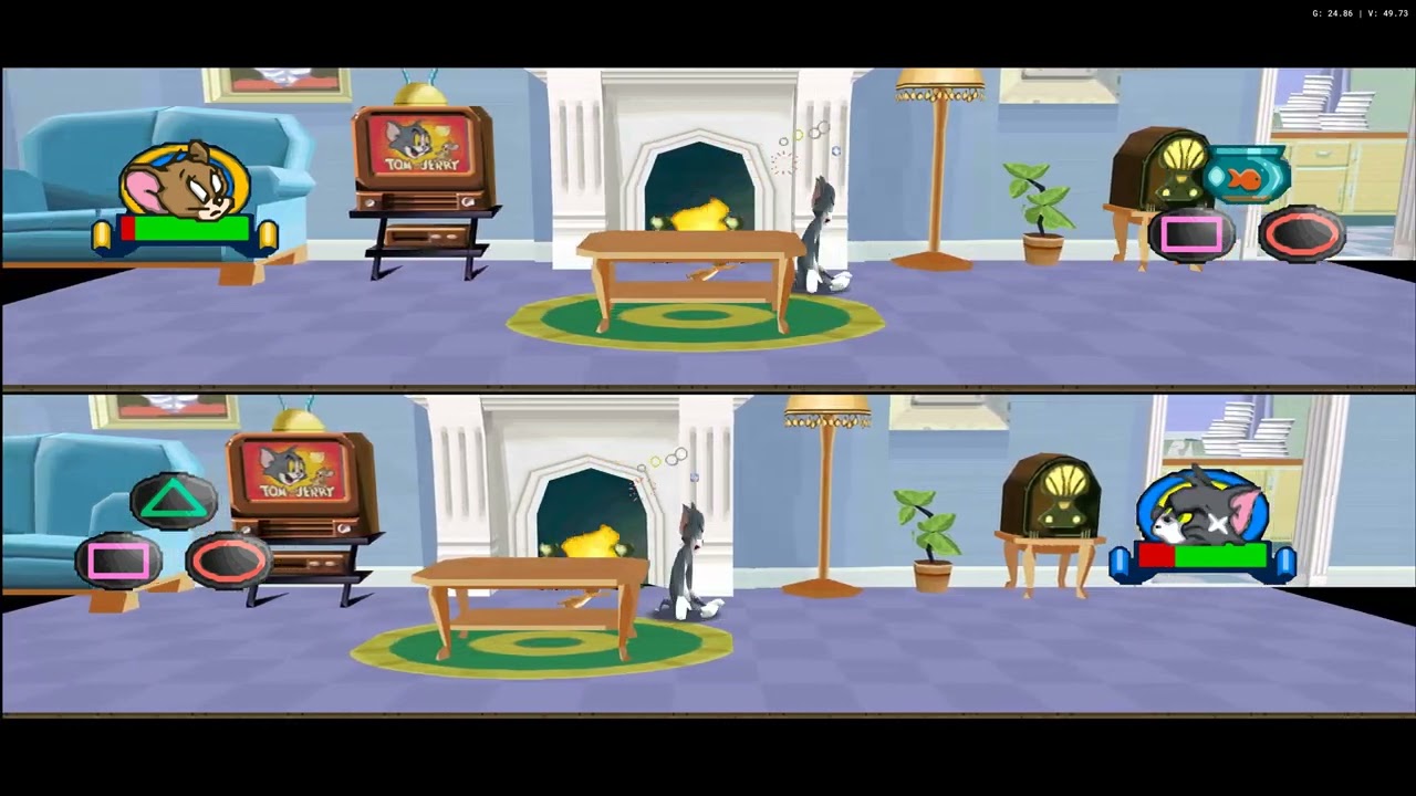 Tom and Jerry PS1 Gameplay 4K Upsclaed Duckstation Emulator