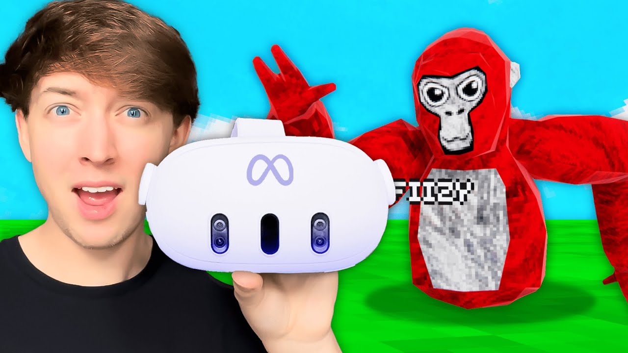 Играю в Gorilla Tag на Meta Quest 3