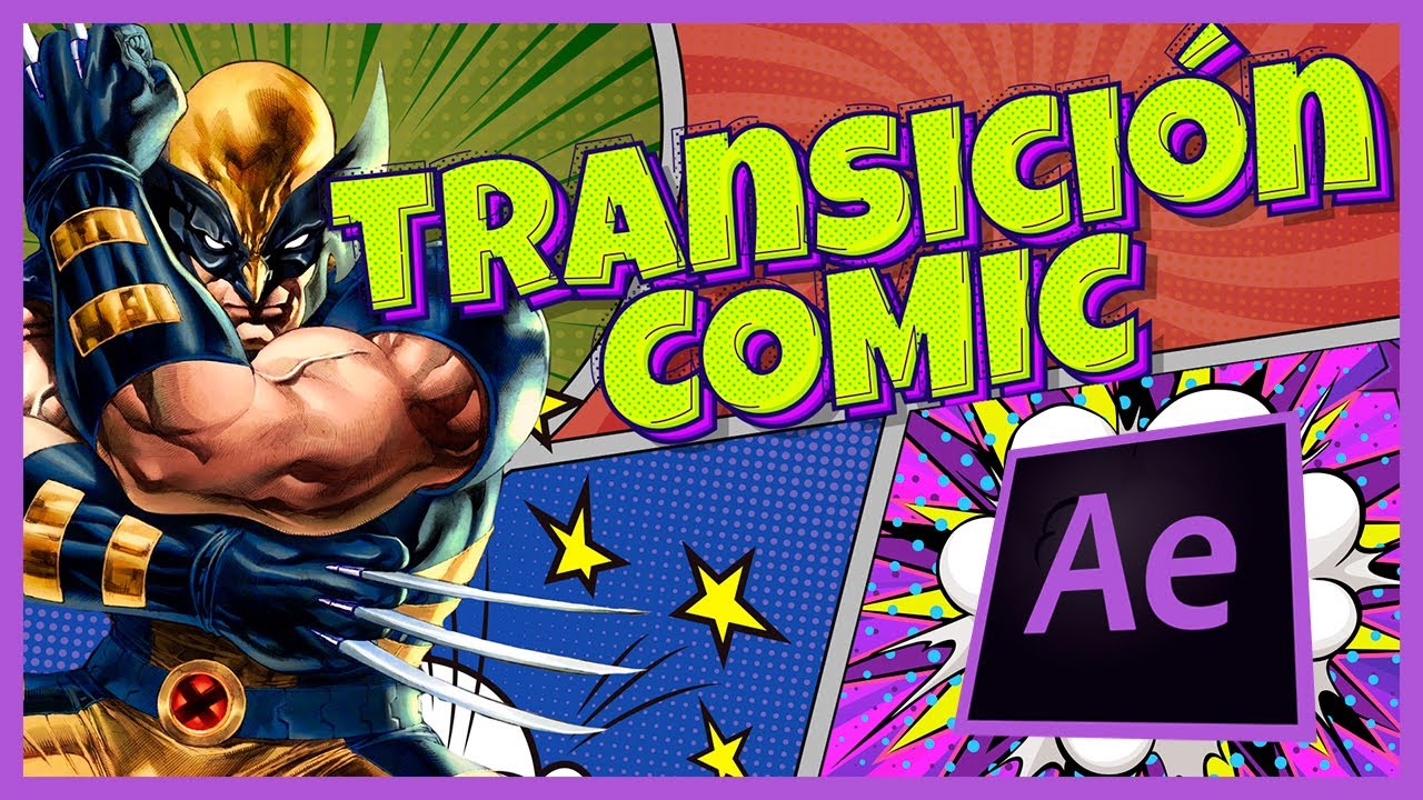 Transición de imágenes estilo Comic en After Effects