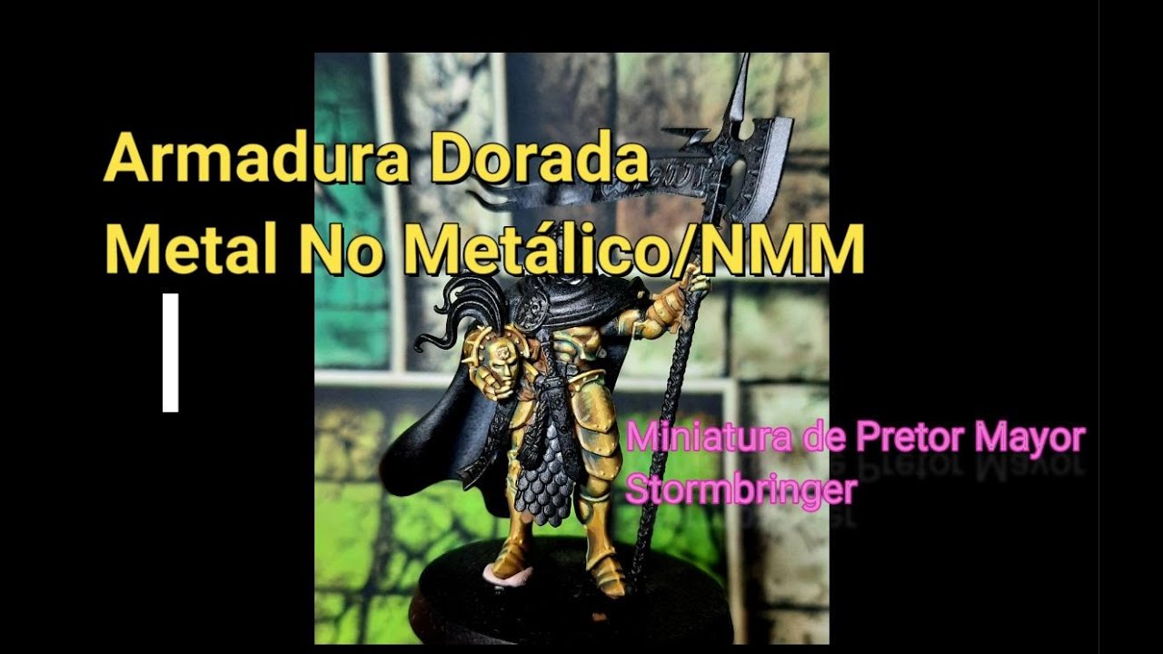 Armadura Dorada Metal No Metálico / Non Metallic Metal Gold