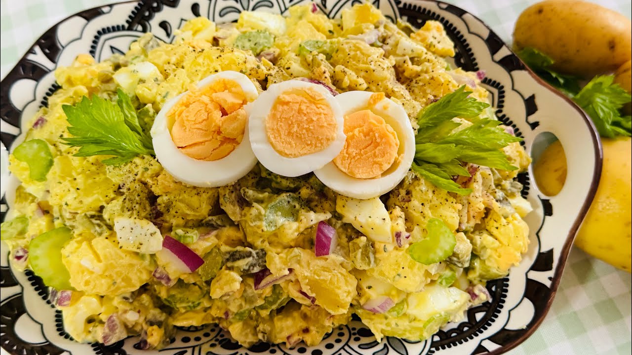 SUPER ukusna krompir salata /                         POTATO SALAD 😋