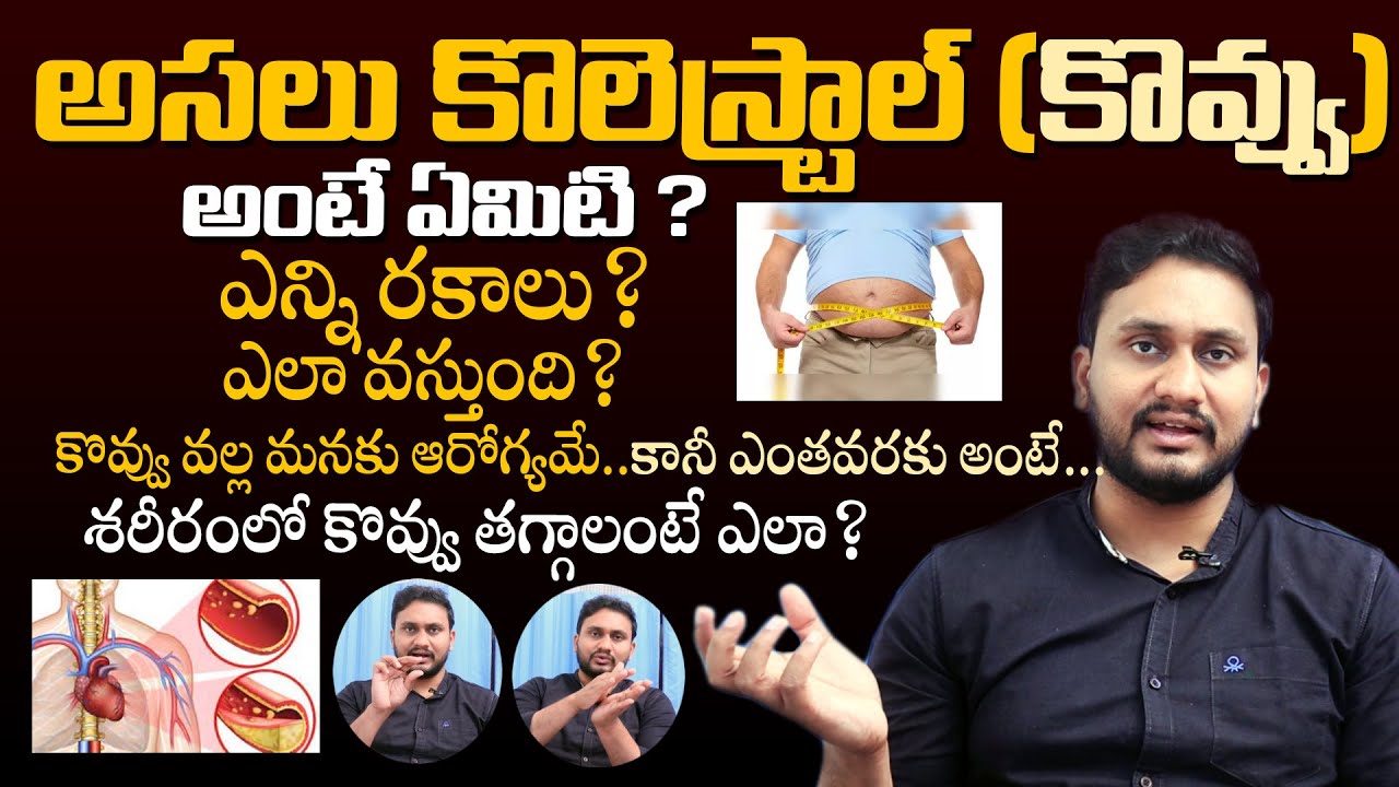 కొవ్వు గురించి పూర్తి వివరణ - What is Cholesterol and Types | How To Control Cholesterol (Fat) | THF