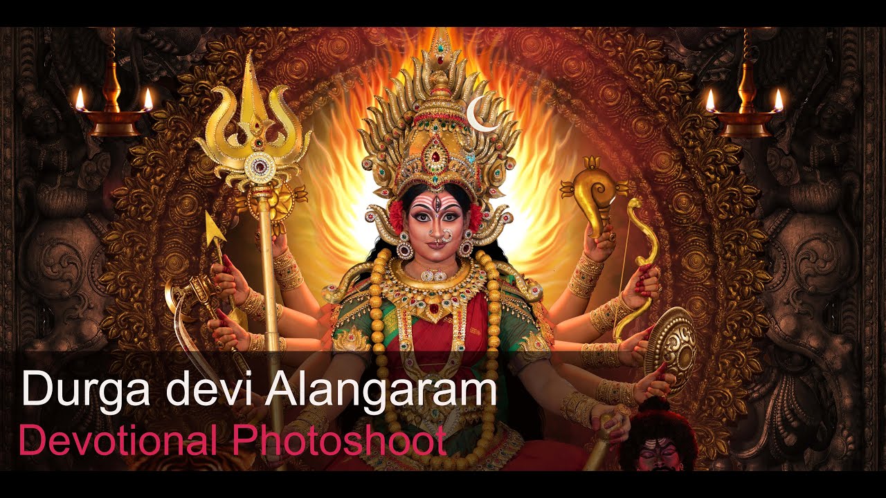 Durga Devi Alangaram | Harshadjee Studio | Devotional Photoshoot | ✆ 7305534201