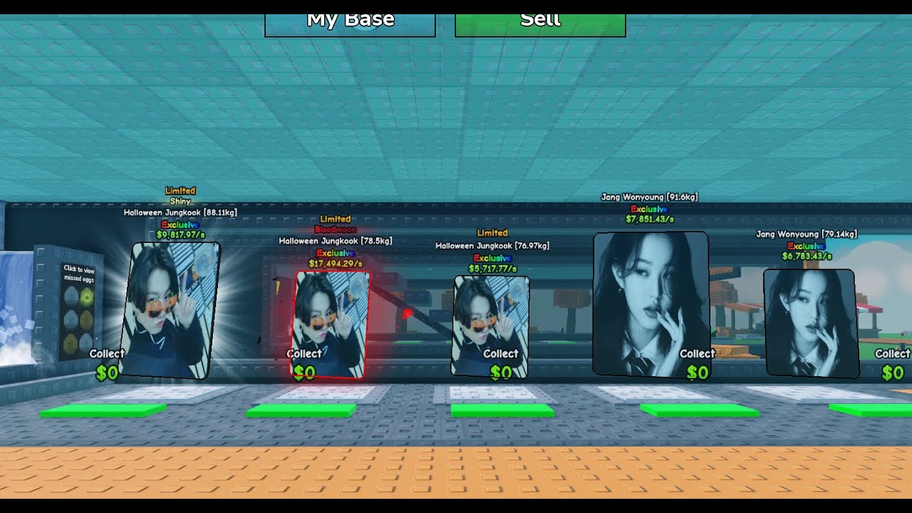 Giving Exclusives Cards to people in Trade a KPOP Idol - Roblox