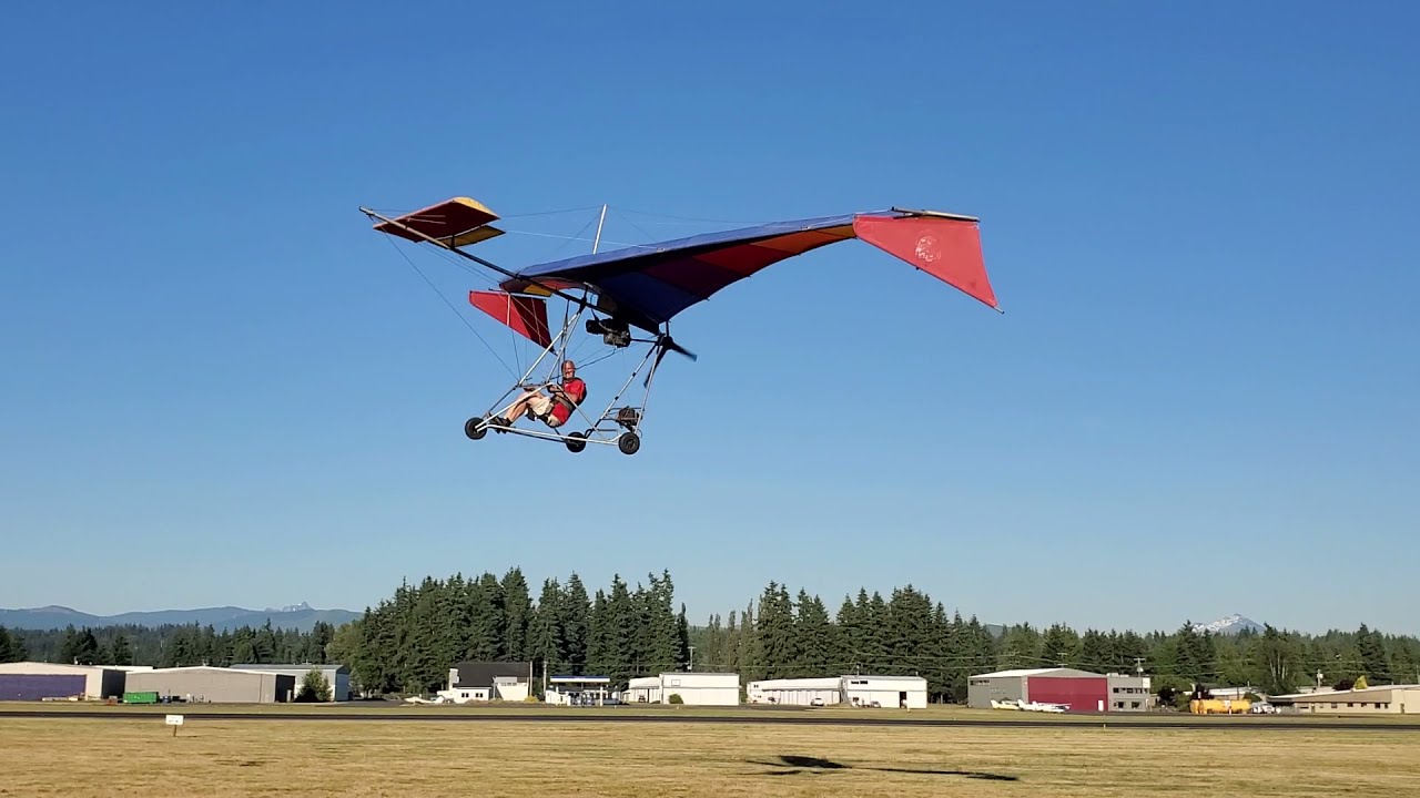 Eagle Ultralight, A rainbow pterodactyl flying around.