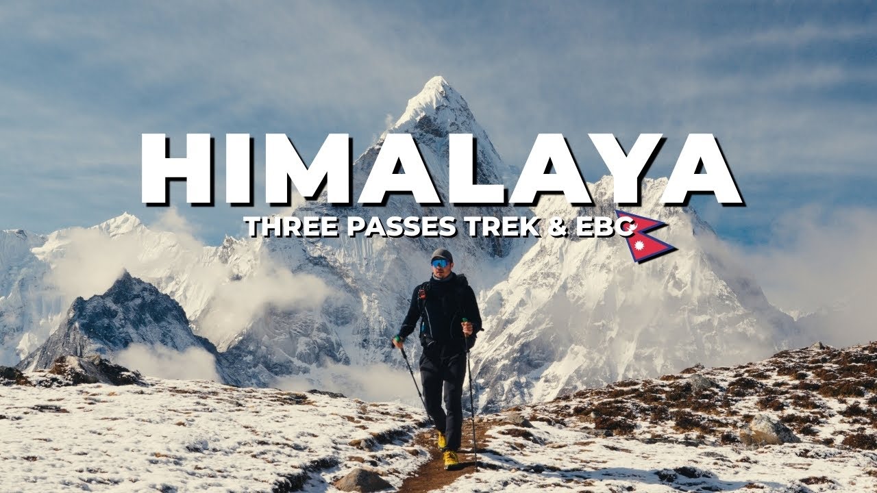 200 km a piedi sull'Himalaya | Three Passes Trek & Everest Base Camp | NEPAL 🇳🇵