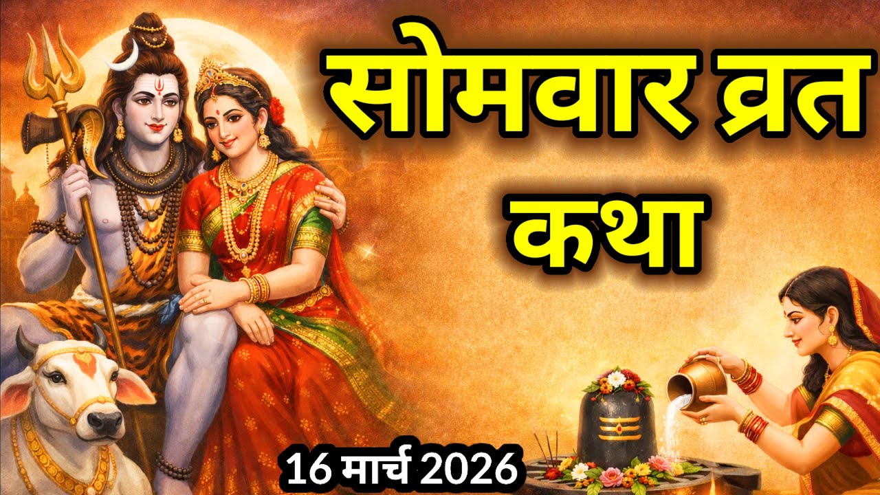 Somvar vrat katha || चैत्र मास सोमवार व्रत कथा || सोमवार की शिवकथा || Chaitra Somvar vrat katha
