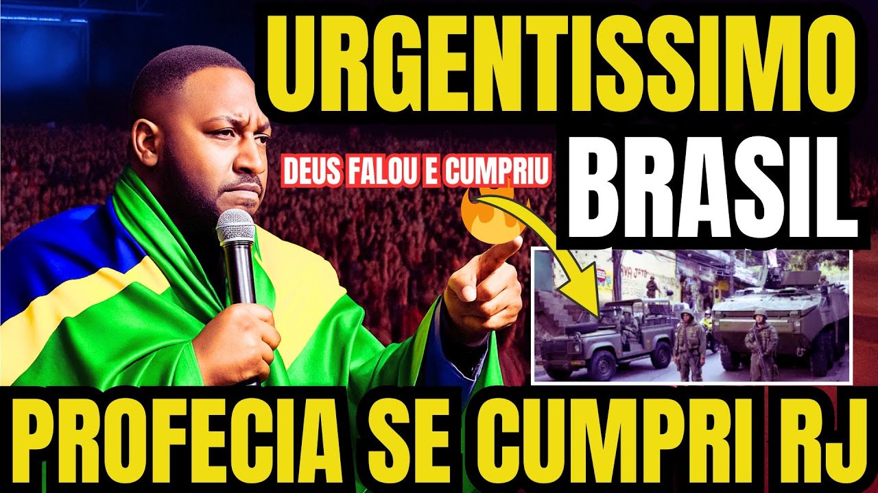 ⚔️ URGENTE ! PROFECIA CUMPRI -O QUE ESTA ACONTECENDO NO RJ  PROFETA AMERICANO CHRIS BELEKE FALOU