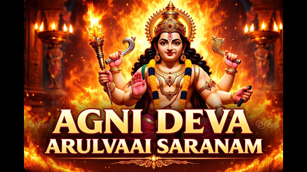 Agni Deva Arulvaai Saranam 🔥 | Powerful Devotional Song |  | Vedic Fire God Bhakti Song