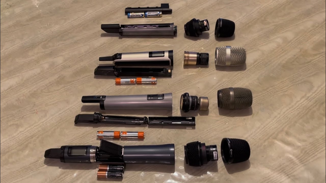 Changing Batteries and Capsules on Wireless Sennheiser Mics