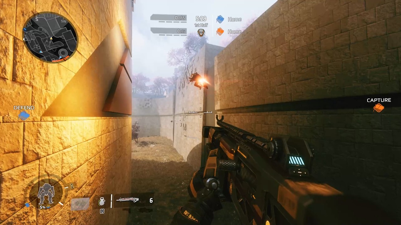 Titanfall 2 CTF berbekalkan Mastiff