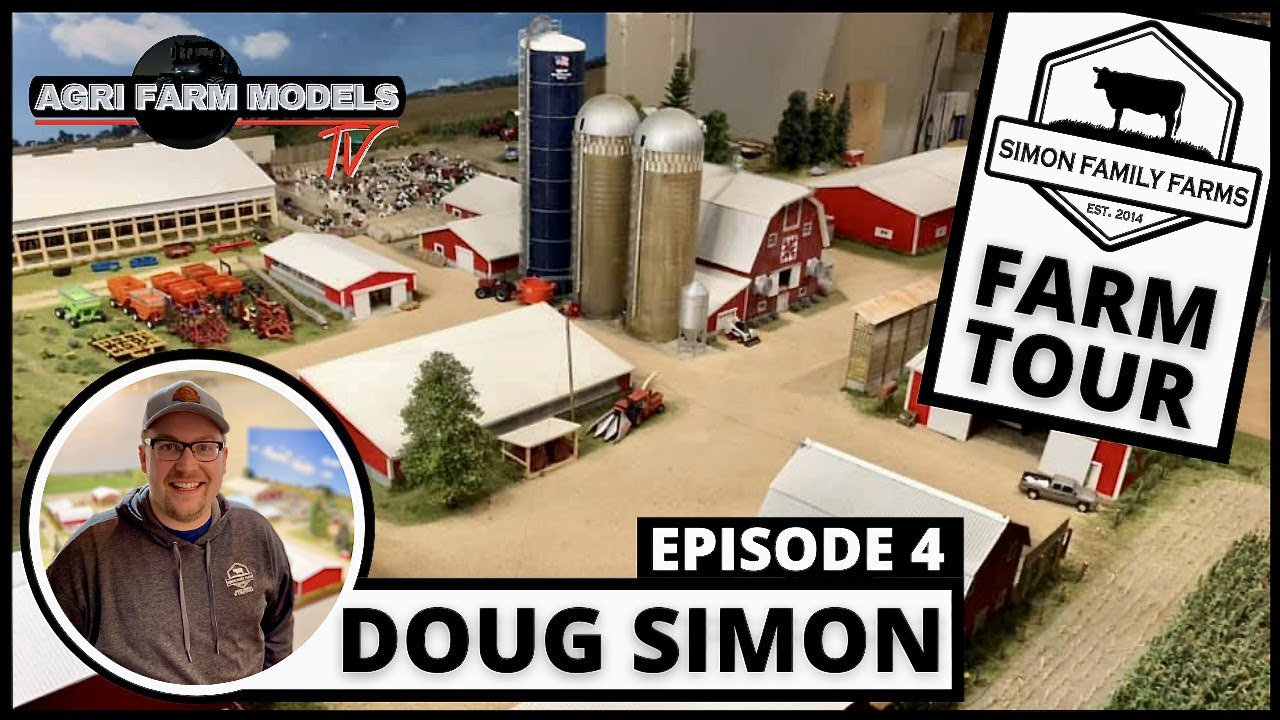 SIMON FAMILY FARMS  | THE DIORAMA TOUR 2021 | Amazing 1/64 scale display Ep. 4
