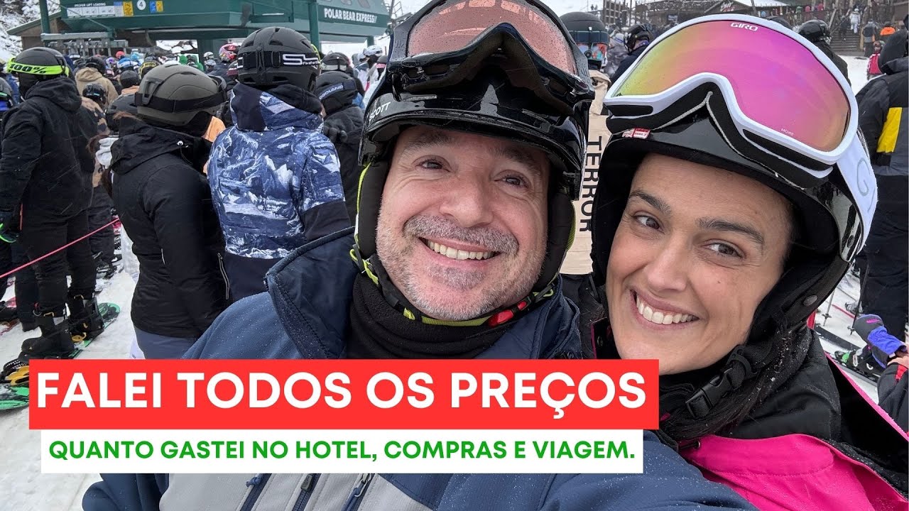 QUANTO GASTAMOS ESQUIANDO NA NEVE + TOUR NO SEVEN SPRINGS RESORT