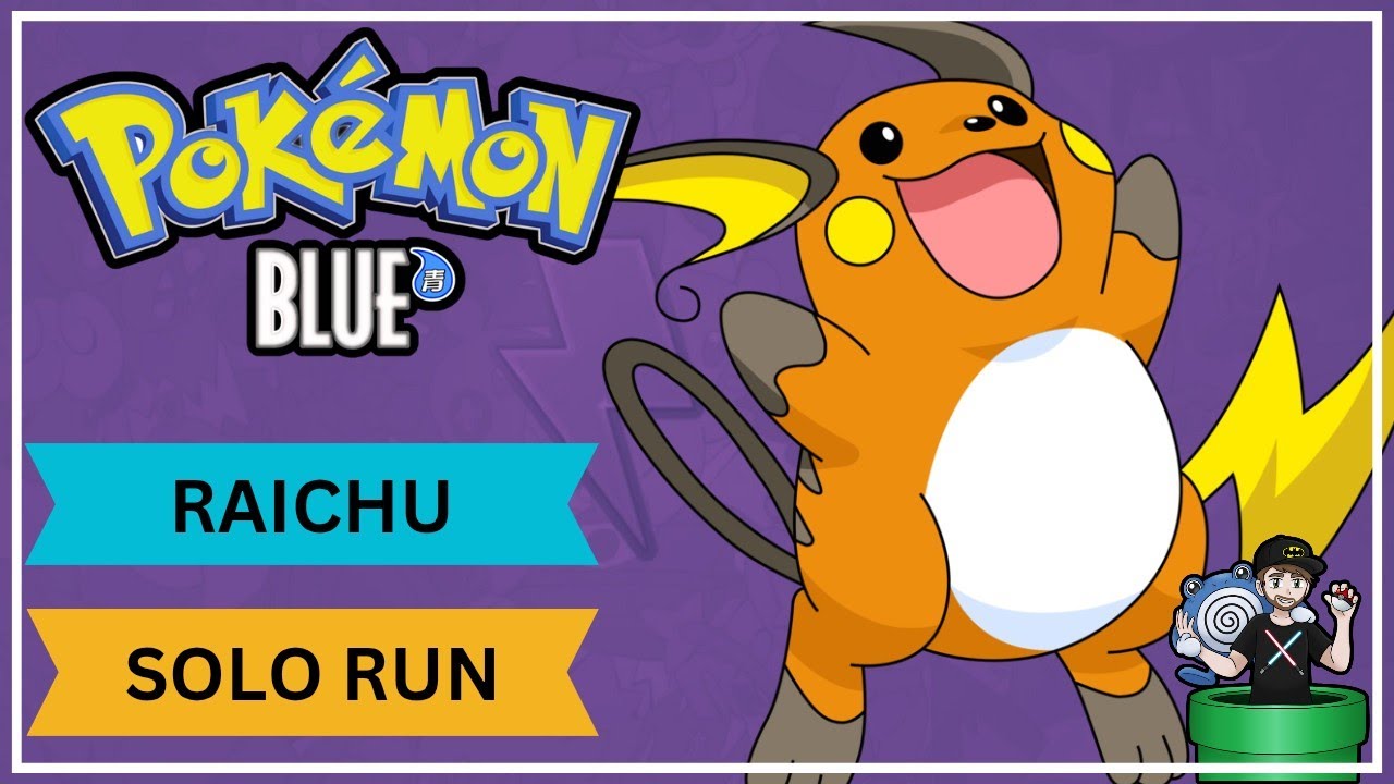 Как быстро можно пройти Pokémon Blue, используя ТОЛЬКО Райчу? ⚡ Испытание с электрическими покемо...