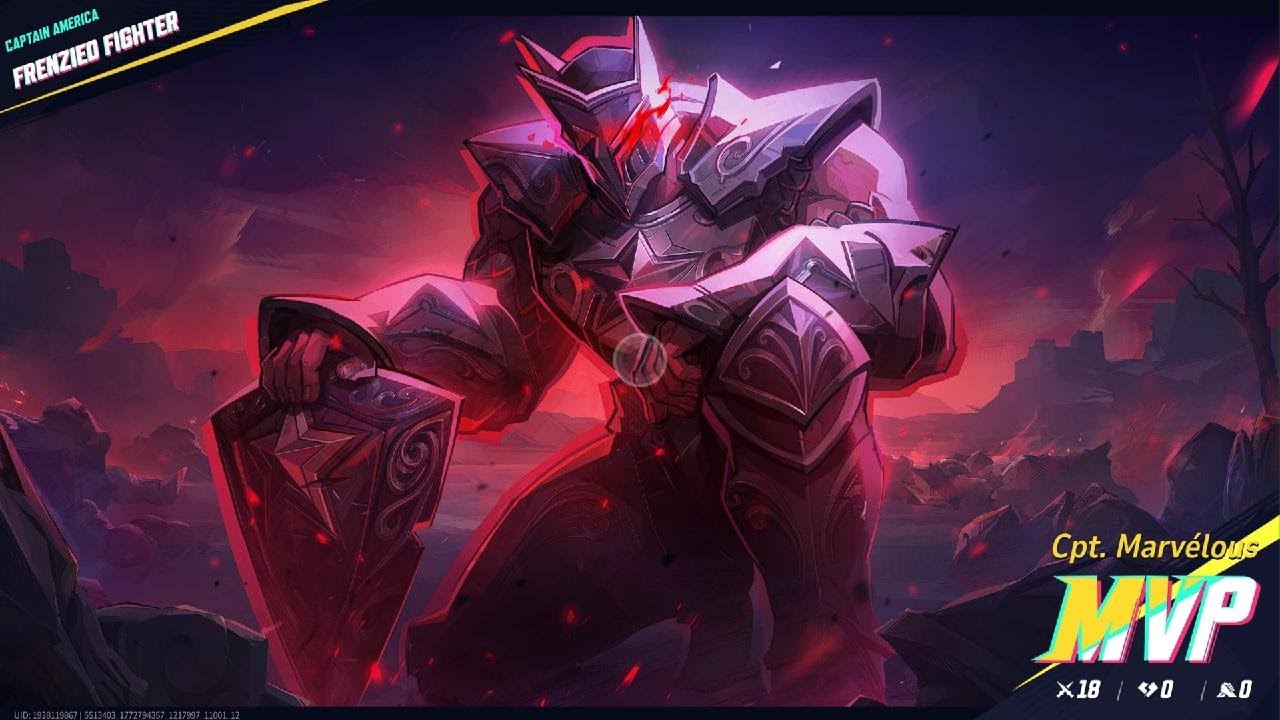Marvel Rivals Cursed Captain skin gameplay