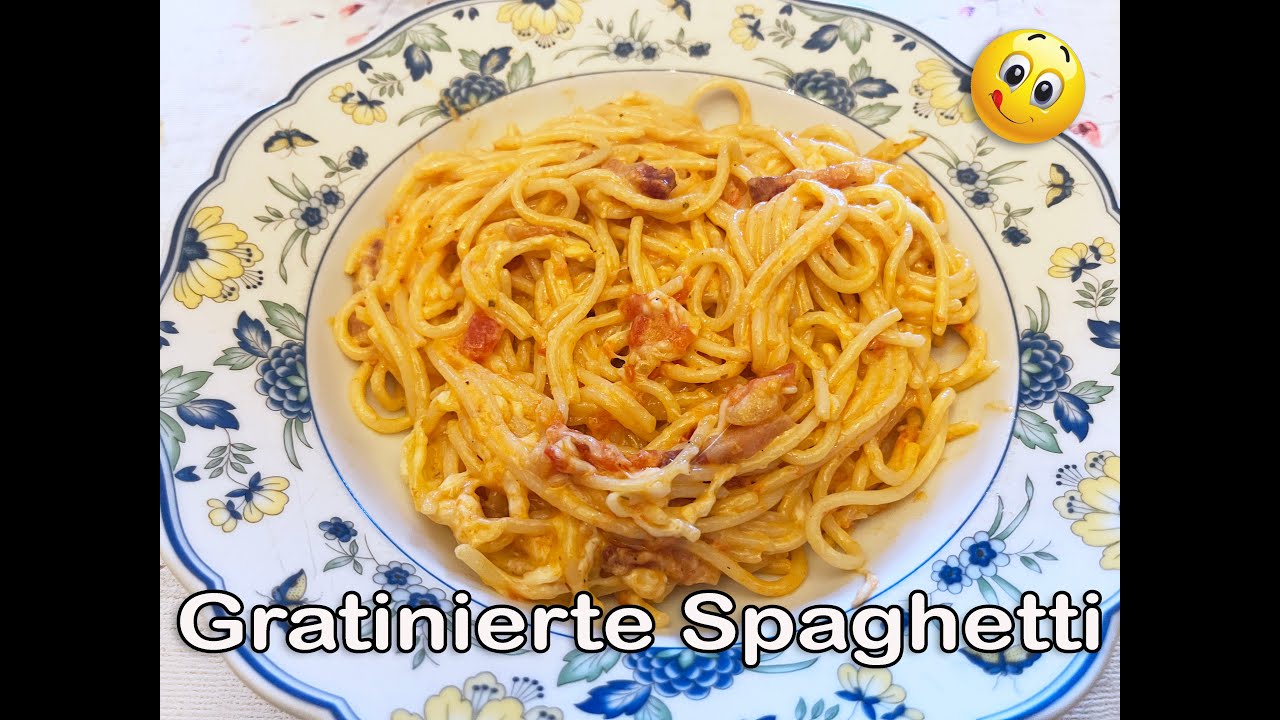 Gratinierte Spaghetti - super lecker und total einfach