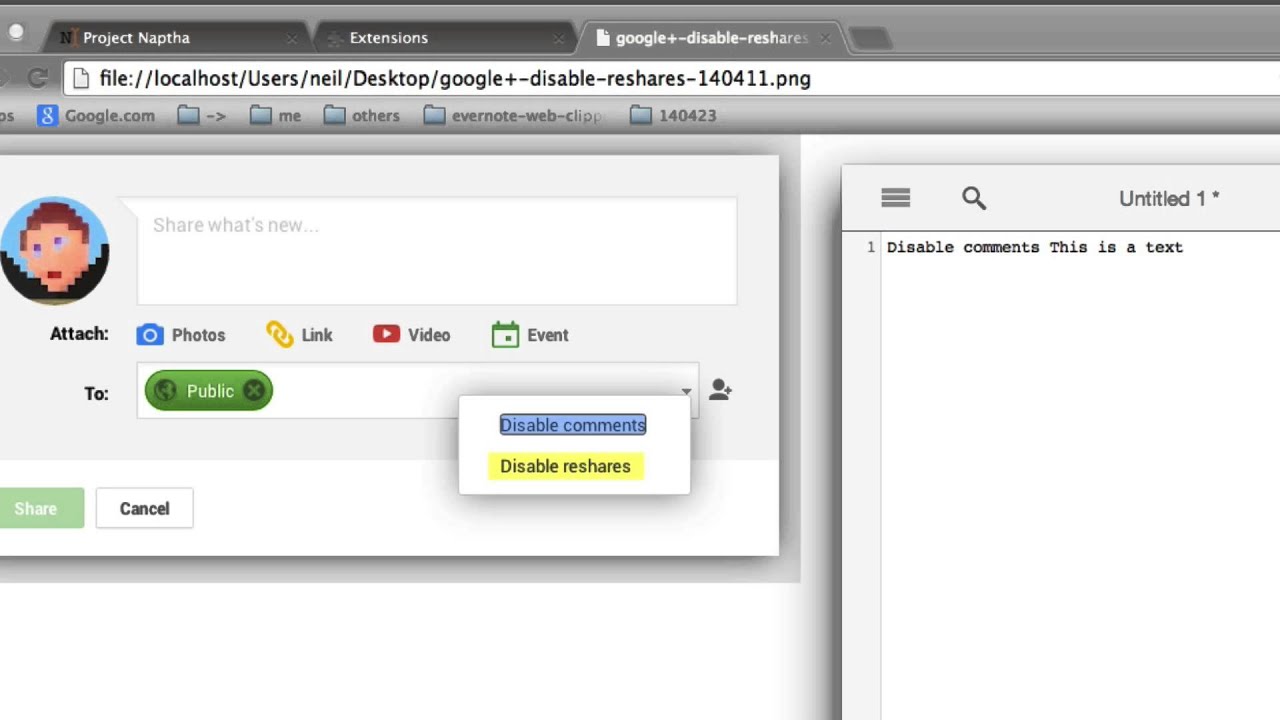 Trying Project Naptha - Google Chrome Extension