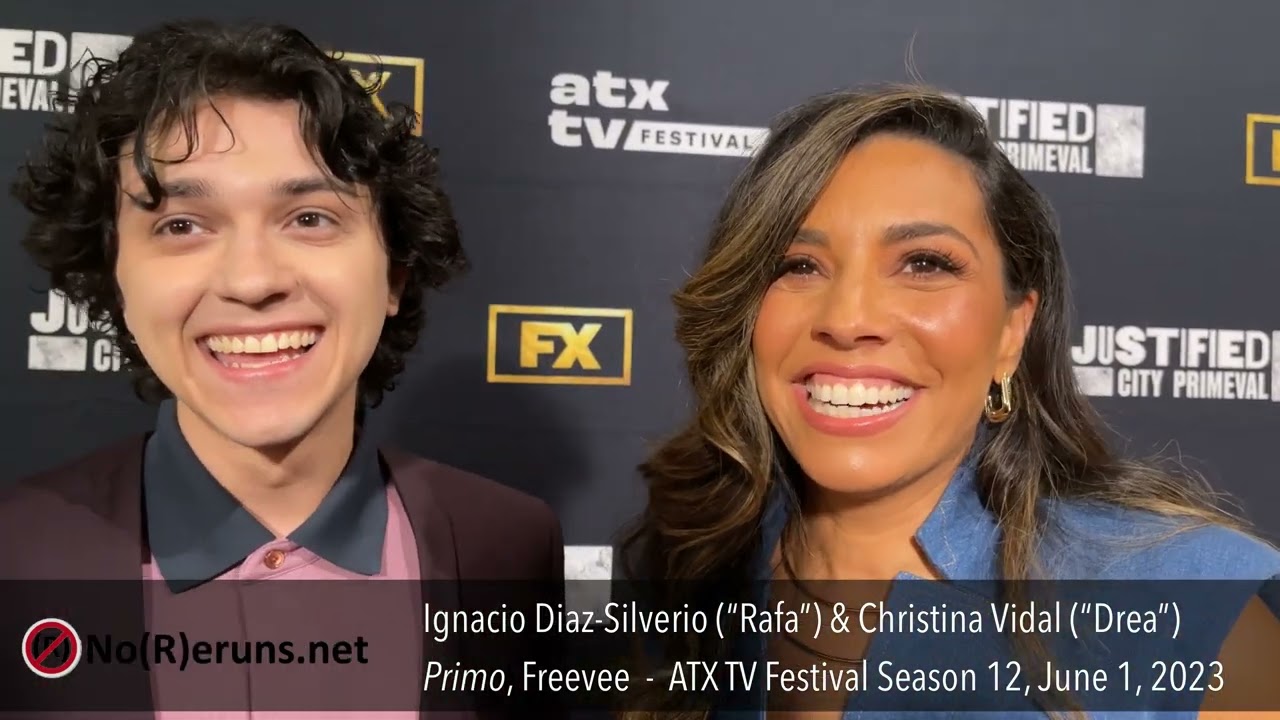 Q&A with Ignacio Diaz-Silverio & Christina Vidal (Primo) from the ATX TV Festival S12 Red Carpet