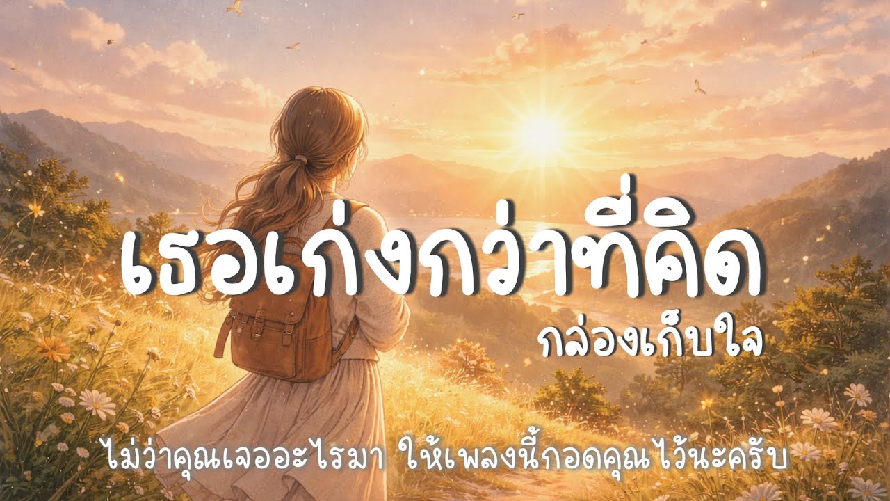 เธอเก่งกว่าที่คิด  | เพลงฮีลใจ ในวันที่เหนื่อยล้า(ฟังแล้วรักตัวเองมากขึ้น)#เพลงฮีลใจ#รักตัวเอง