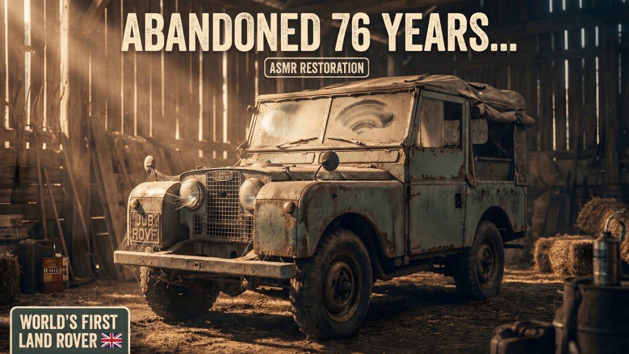 ABANDONED 1948 Land Rover Series I — World's FIRST Land Rover FULL Restoration | ASMR Satisfying