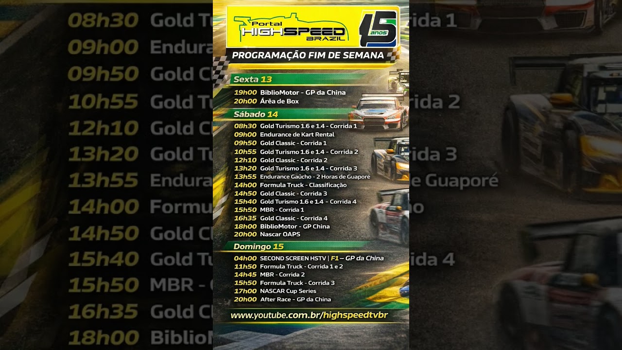 Programa&ccedil;&atilde;o do Fim de Seman