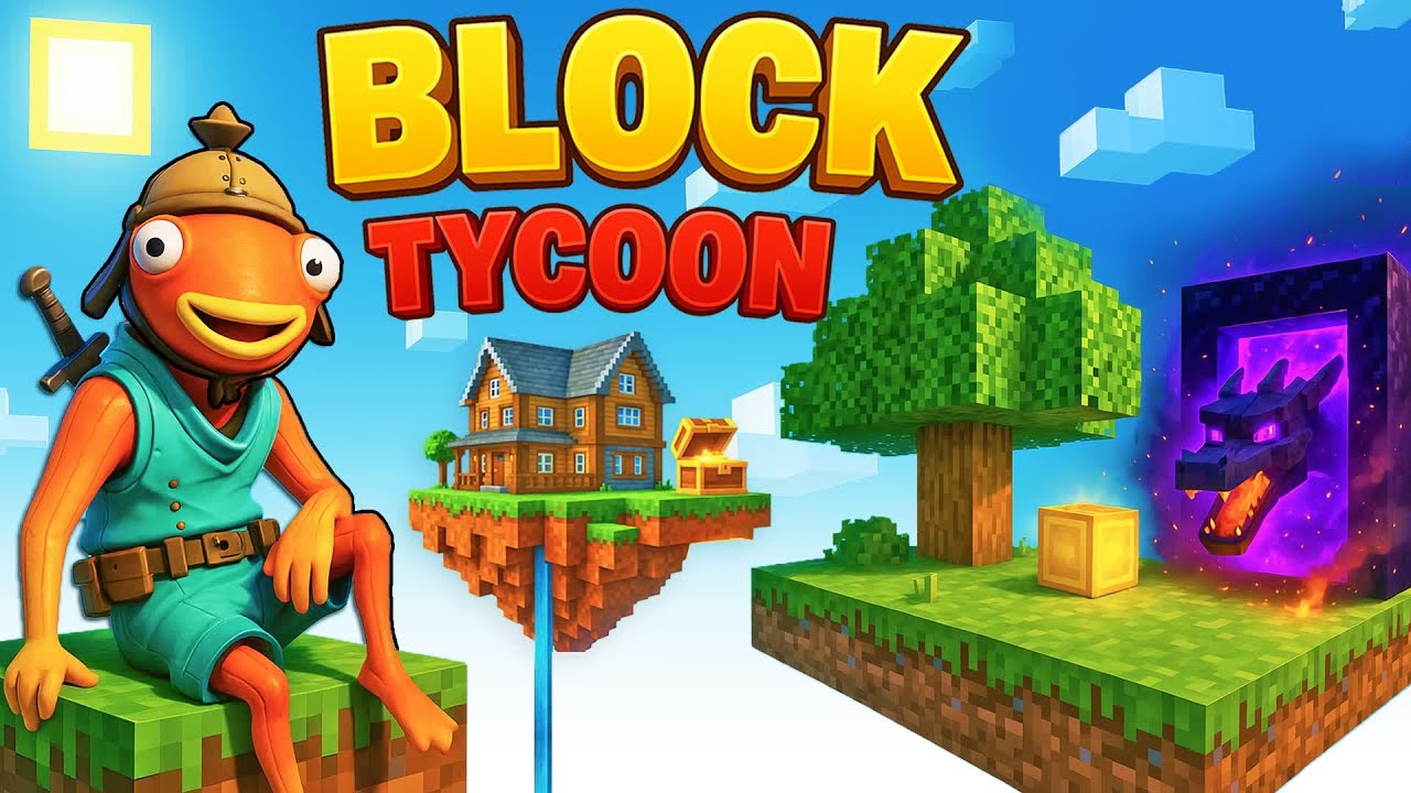 🗺️ BLOCK TYCOON [CO-OP] 12/12 ENDER EYES, ALL LUCKY BLOCKS, KEY, VIP CODE 🎯 MAP CODE: 7008-8933-8450
