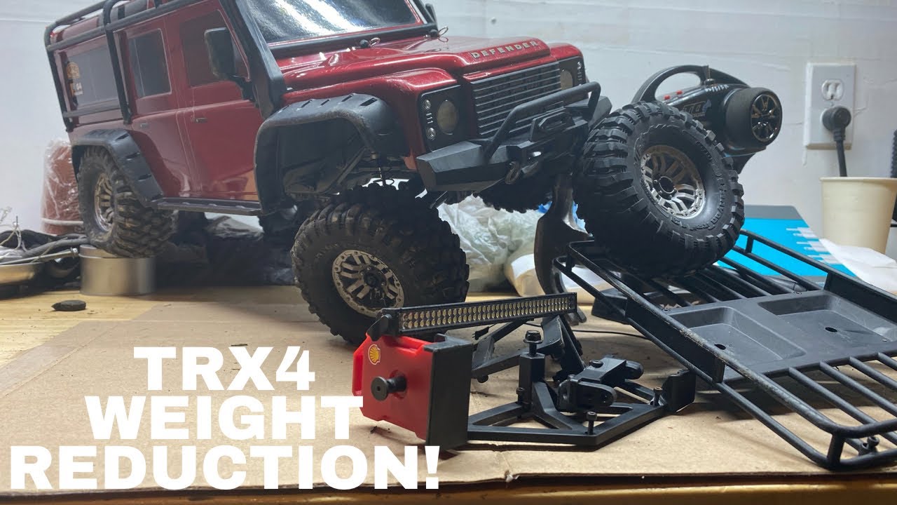 Weight reduction on the Traxxas trx4! (FREE mod!) | Traxxas TRX4 FREE mods part 1