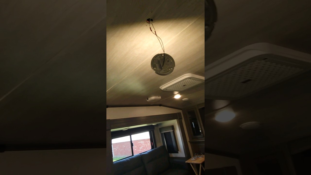 RV tip for ceiling lights #rvtip #rvdiy