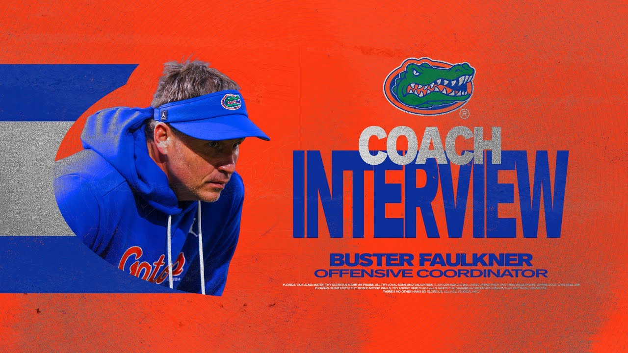 Florida Football Coach Interview | Buster Faulkner, Offensive Coordinator