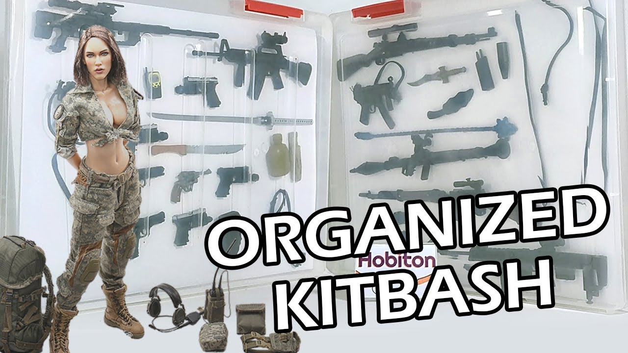 How to Organize Kitbash Action Figure Diorama Miniature TBLeague Phicen Hot Toys 1/6 Scale