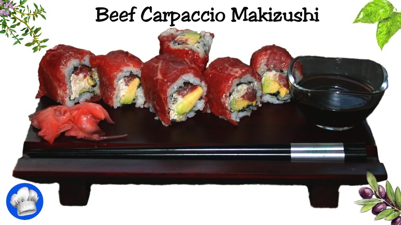 Beef Carpaccio Makizushi