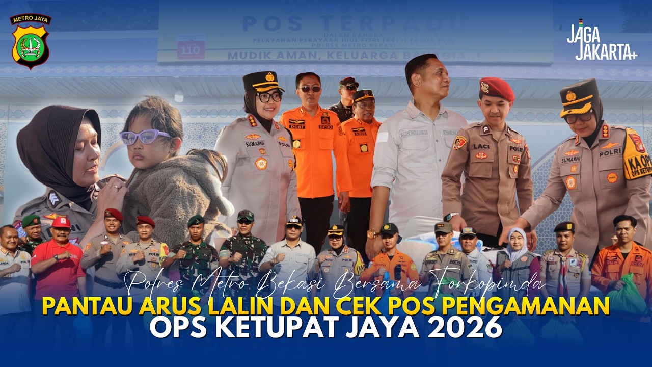 Polres Metro Bekasi dan Forkopimda ke lapangan, Pastikan Mudik 2026 Aman dan Lancar untuk Masyarakat