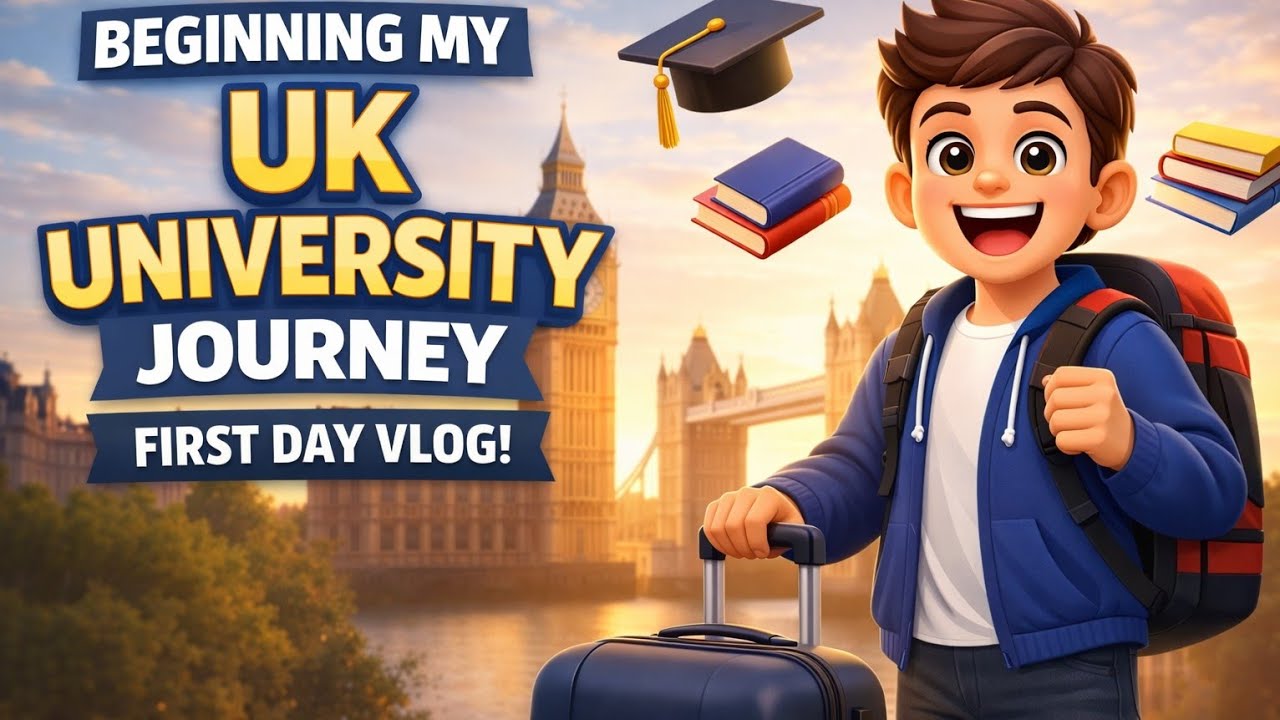 Beginning My UK University Journey | First Day Vlog