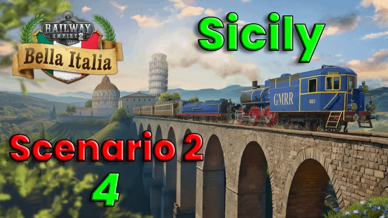 Spectacular Sicily in Railway Empire 2 DLC Bella Italia