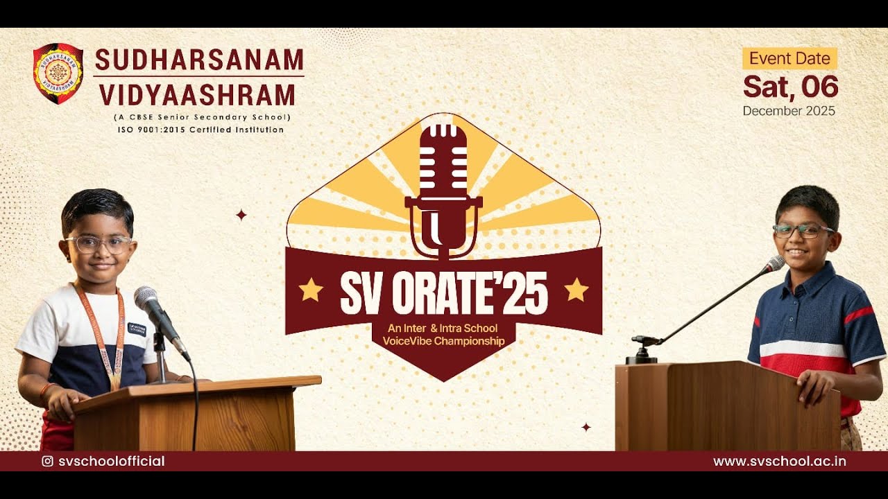 SV ORATE'25 AN INTER& INTER SCHOOL VOICEVIBE CHAMPIONSHIP 2025
