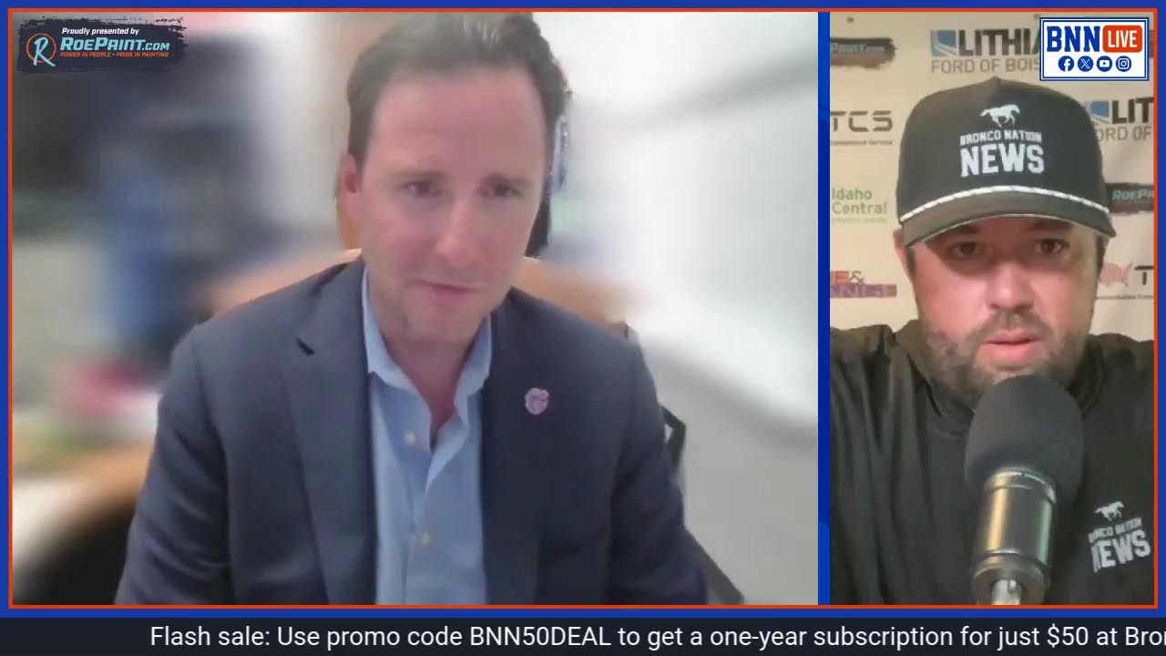 BNN LIVE: Boise State AD Jeremiah Dickey joins the show, plus Matt Lauter and A'Marion McCoy talk